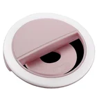 Usb Phone Portable 4 Color USB Rechargeable Mobile Phone Mini LED Selfie Ring Light With Li Battery In Stock