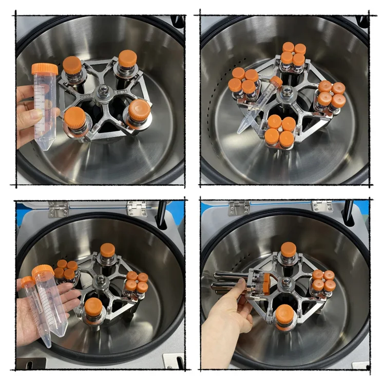 Benchtop Laboratory Centrifuge with Swing Out Bucket Rotor 19KG and ≤65dB(A) for Clinical Use
