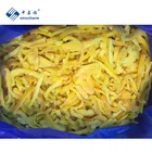 Iqf Pepper Sinocharm BRC A Approved 5-8mm Width IQF Frozen Yellow Pepper Strip