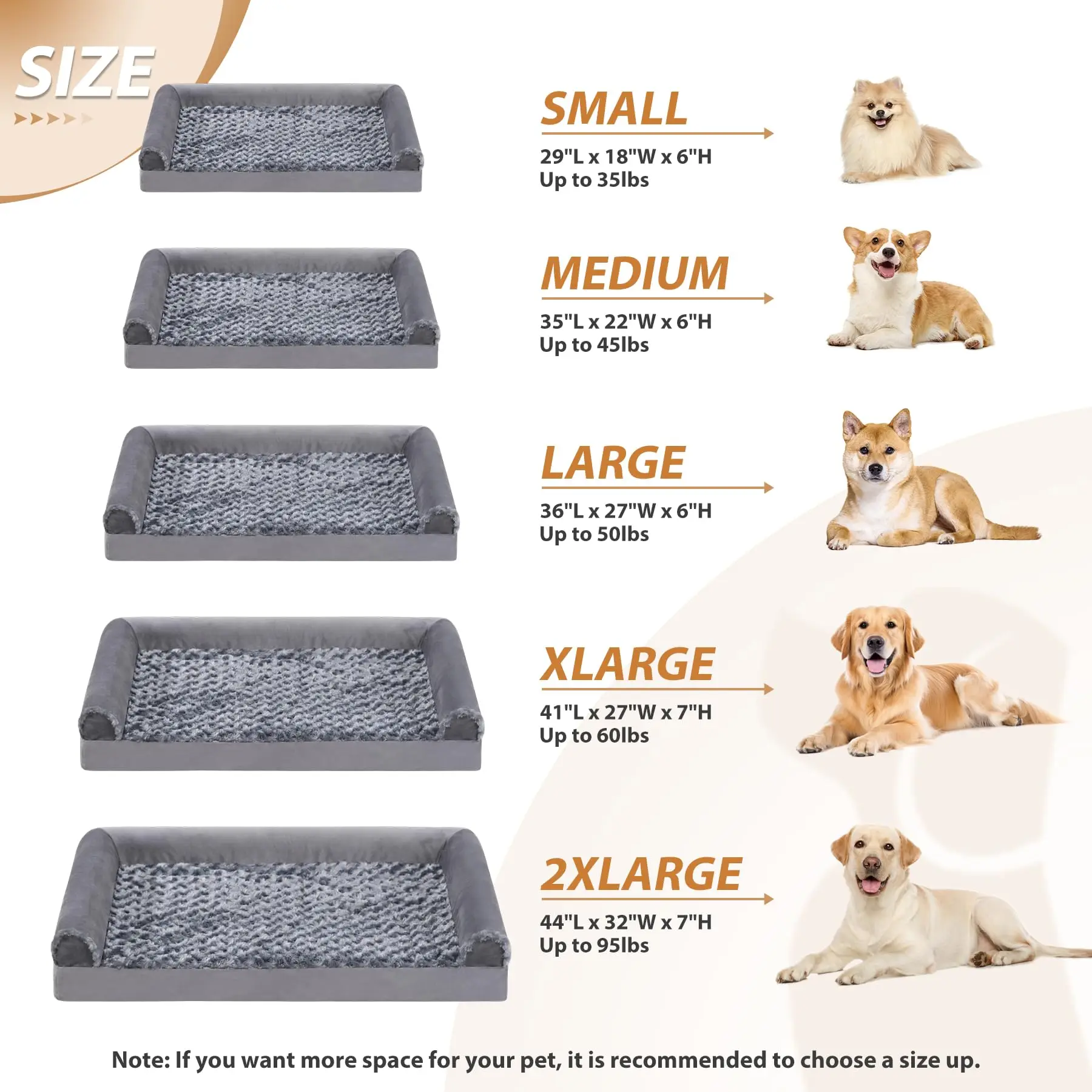 product detachable removable rose fleece dutch velvet cover 3d sponge large dog bed luxury pet bed for large dog couch-56