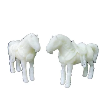 3D printed White horse
