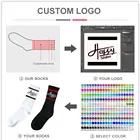 Custom Socks Low Minimum Order Design Own Fashion Embroidery Jacquard Custom Logo Cotton Men Calcetin Crew Socks