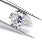 Gems Moissanite Wholesale D Color Pear Shape VVS1 Moissanite Diamond Loose Gems For Jewelry