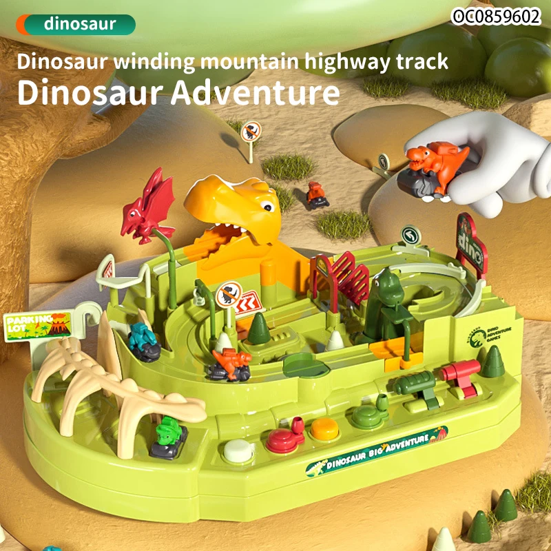 Dinosaur track car adventure boys toys game 7 years old with dinosaur car