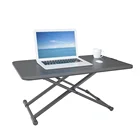 Accept Customized Size Lift Up 10kg 22lbs Gas Spring Lifting Sitting Portable Folding Home Stand Computer Desk