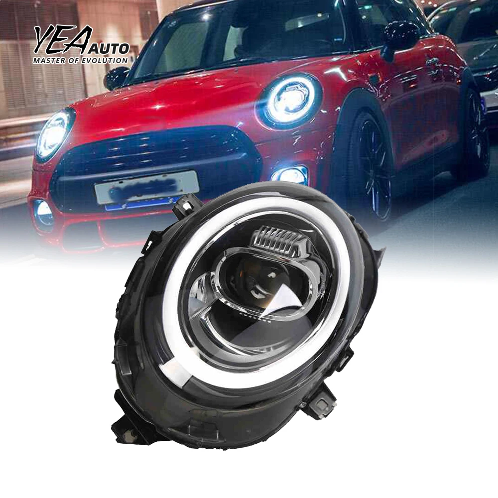 product full led head light led for mini f54 f55 f56 f57 only for halogen version 2014 2021 plug and play f56 led headlight998-4
