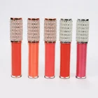 Red Pear Wholesale Luxury Red Soft Matte Liquid Lipstick Tubes Pear Shimmer Vegan Lipgloss Private Label
