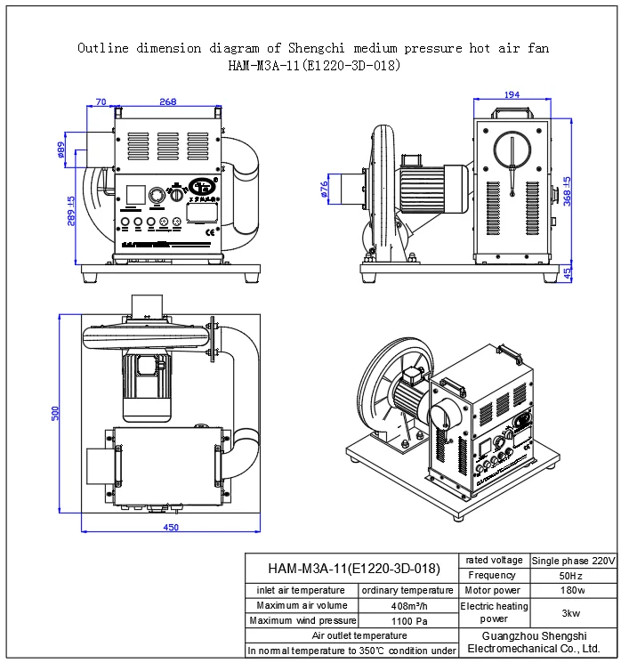 Air Blower, 220 V, Electric - detail 10