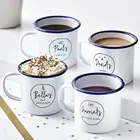 Enamel Mug Enamel Manufacturer Printed Bulk Custom Enamel Camping Coffee Mug Enamel Cups