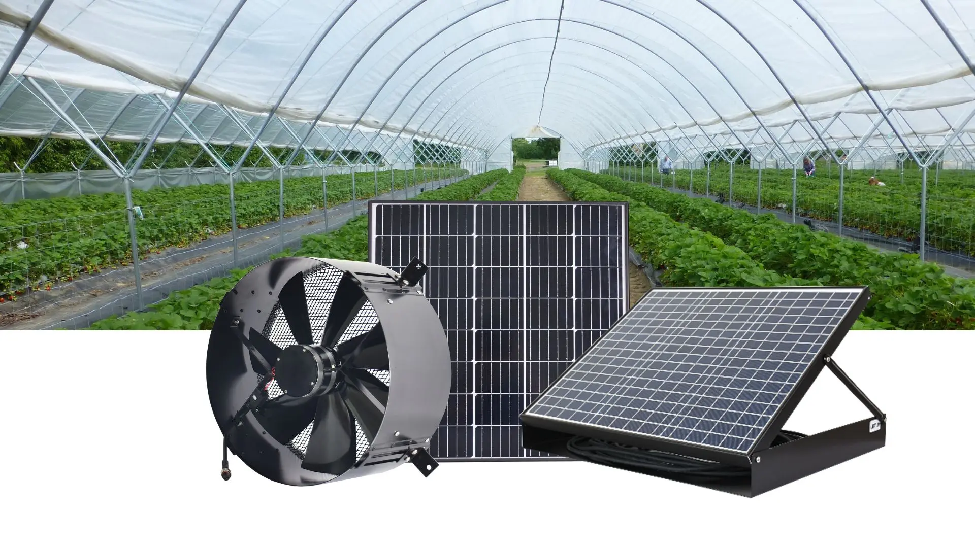 Solar Exhaust Fan, Waterproof, Wall - detail 30
