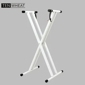 white Keyboard stand Deviser double X aluminum keyboard stand music instrument made in China