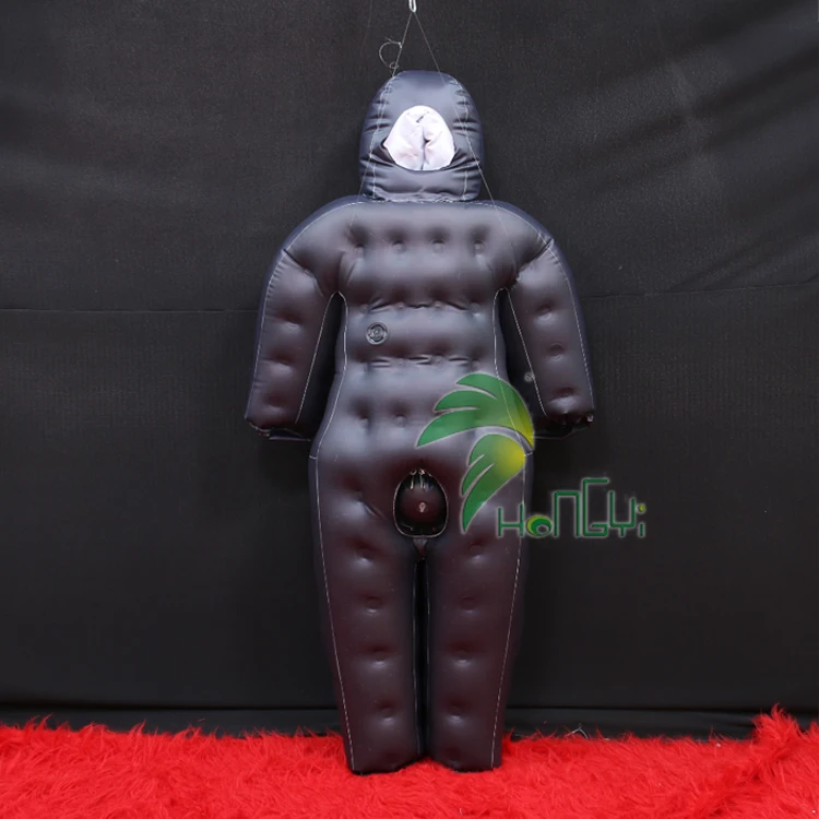 Inflatable Custom Double Layer Black Suit With Zipper Inflatable Custom