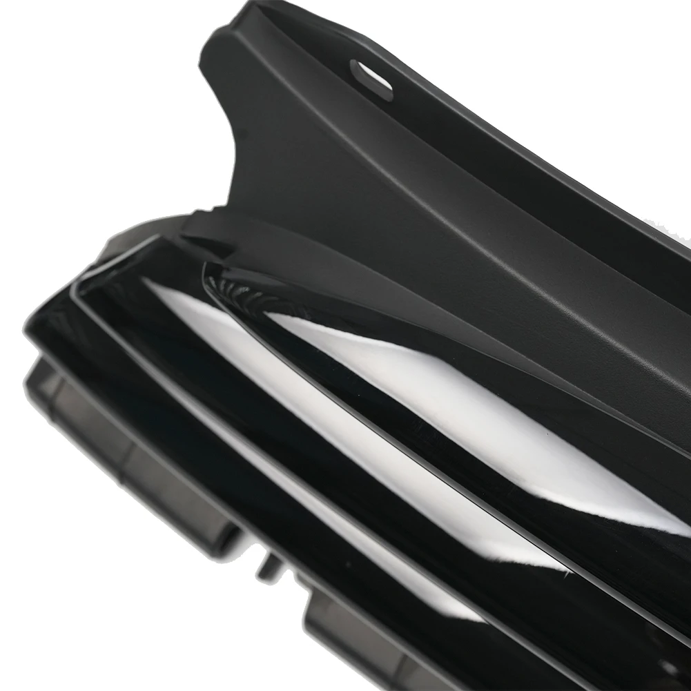 product car bumper upper grille for bmw mini cooper r56 grill accessories 2007 2013 glossy black chrome silver front grille-4