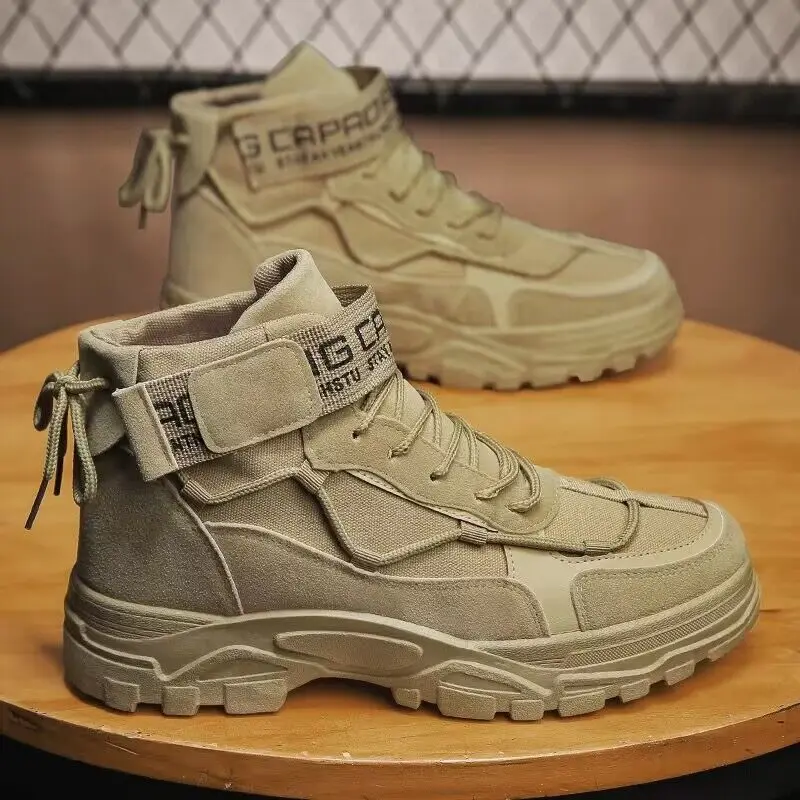 Men's Shoes Spring And Autumn New High Help Shoes Men