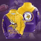 Men's Hoodie Sports Hooded Men's NFL Football Hoodie Team Sports Sweatshirt Long Sleeve Hooded Pullover