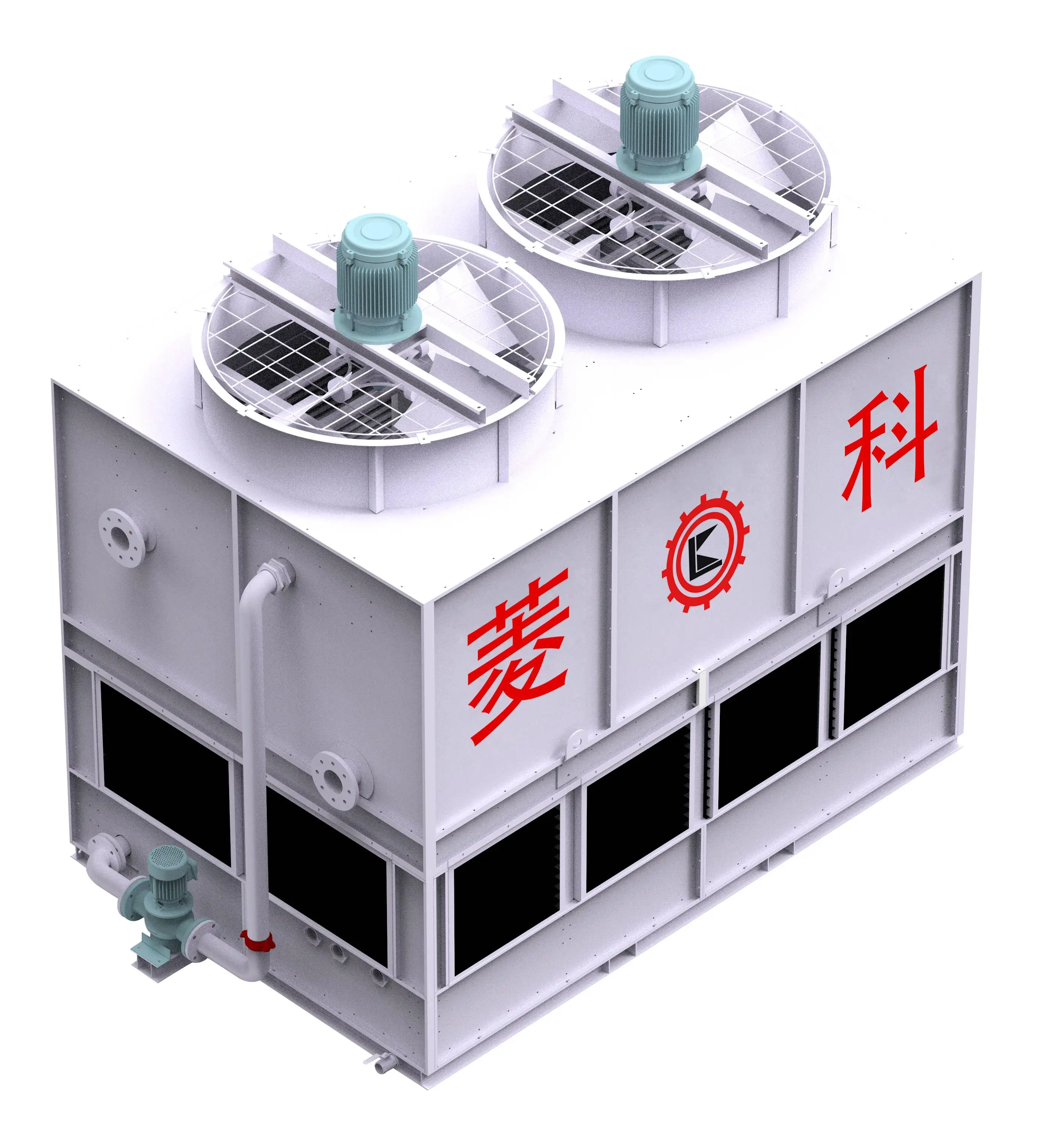 Evaporative Condenser, Stailess Steel, ISO - detail 4