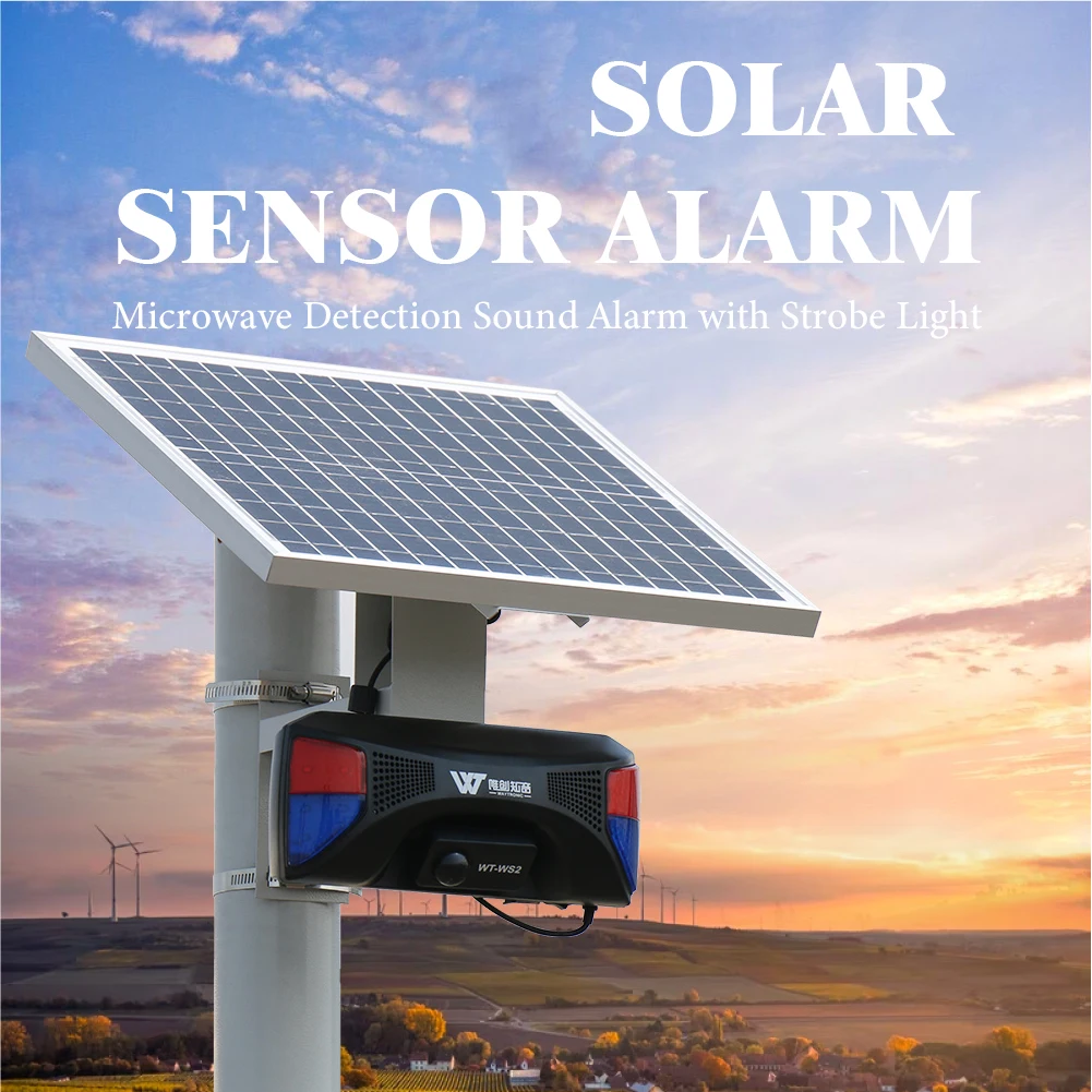 solar powered burglar alarm