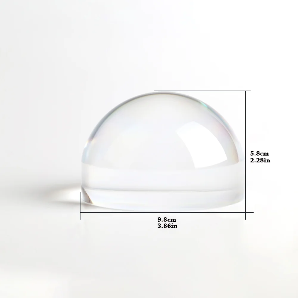 Factory wholesale Doom 001 Paperweight Acrylic Dome magnifying glass for Reading