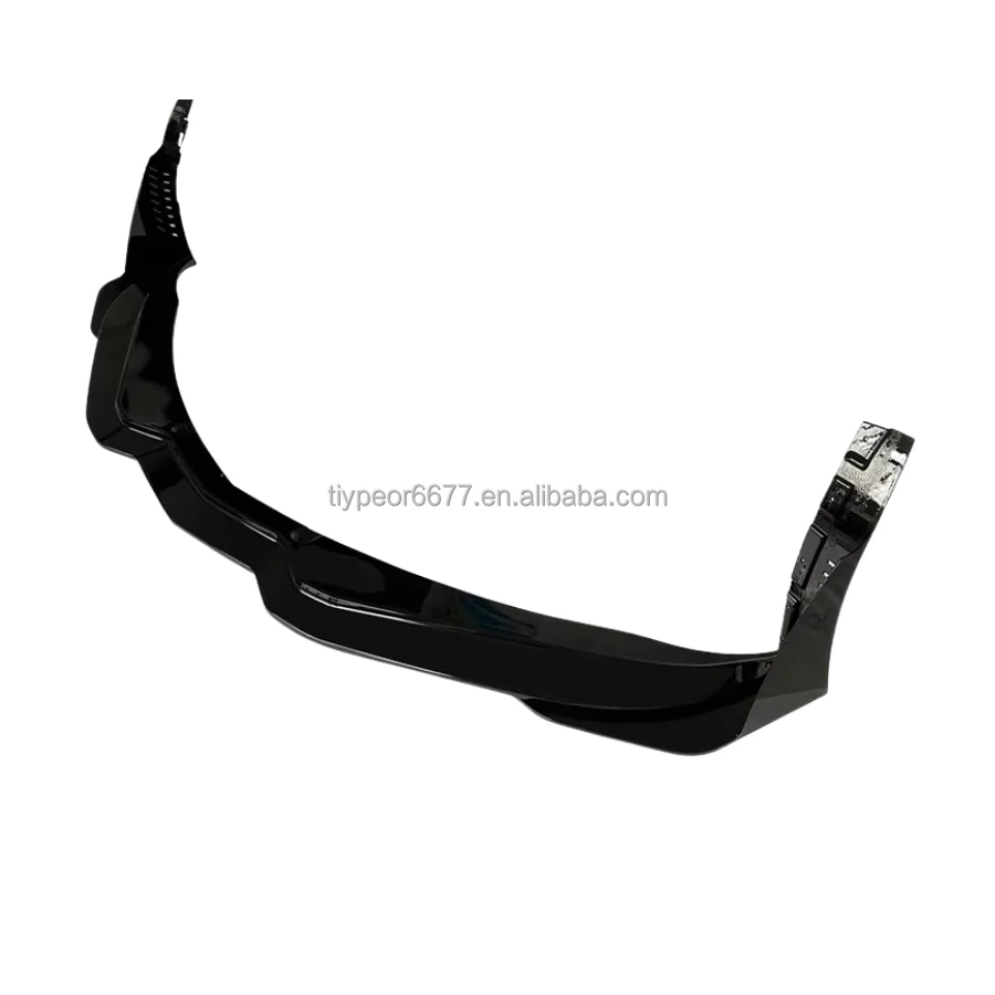 product tiypeor car front bumper lip splitter spoiler for chevrolet corvette c7 2014 2019 5pcs diffuser deflector with wrap angle shovel-6