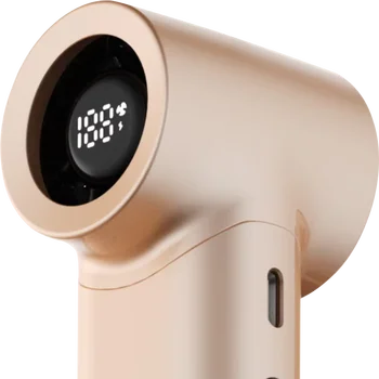 2026  High Speed Mini Handheld Fan 2000mAh Large Capacity Battery Long Usage Time Small and Portable with Power Display