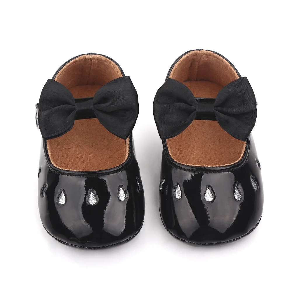 Hot Selling Beautiful Soft PU Leather Baby Girl Shoes Dresses Shoes for Babies details