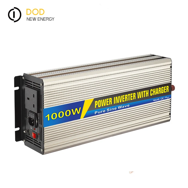 Power Inverter 800W 24V DC to 120V AC Pure Sine Wave Inverter Car RV off grid 