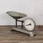 Vintage Vintage Tabletop Galvanized Tin Vintage Kitchen Scale Antique Decoration