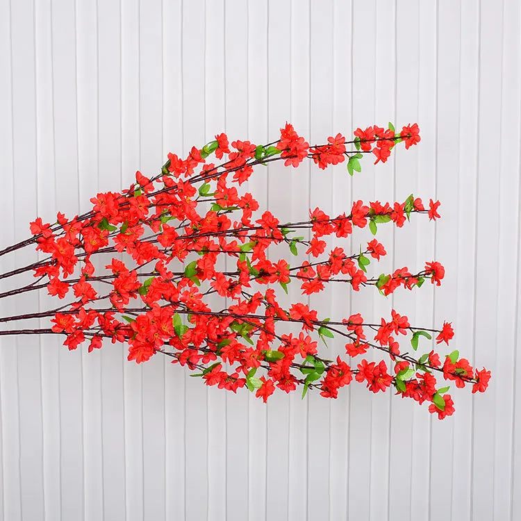 2023 100 Cm Silk Cherry Blossom Flowers For Home Decoration Pink White