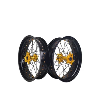 High Quality Sur ron Ultra Bee Wheels set 17*2.5/17*3.5 Supermotard wheel Aluminum Alloy Anodized Customize color