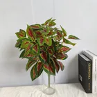 Red Promotion High Quality Red Perilla Hot Sale Wedding DIY Decoration Artificial Red Perilla