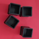 Plastic Cap Plastic Plastic Insert Caps Custom PP Black Square Tube Insert Plastic PVC Cap