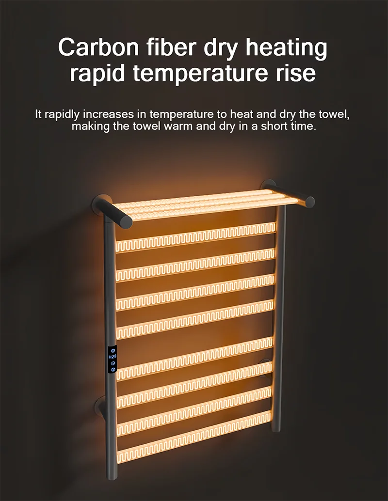 Rack Digital Display Heater, Aluminum, 100W, Aluminum Alloy - detail 12