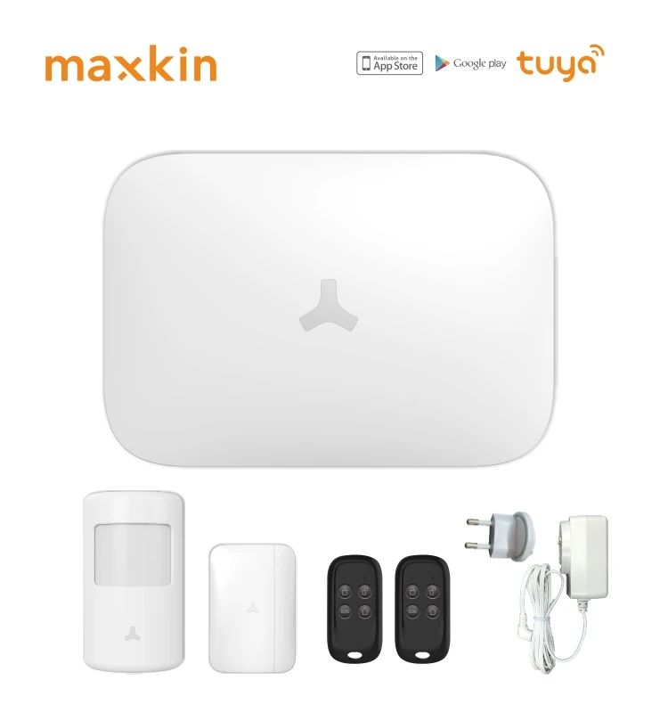 Maxkin X1 Wireless Wifi Home Alarm Gsm Ios Android App Control Gsm Sms