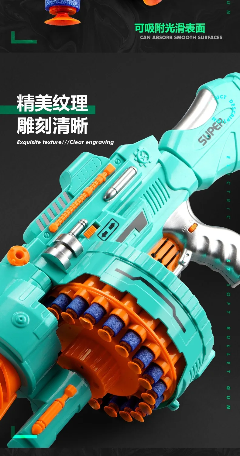 Battery Operated Automatic Pistola Airsoft Soft Bullet Guns Toy For