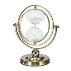 Metal Hourglass Retro Metal Sand Glass 30 Mins Hourglass For Home Decoration Craft