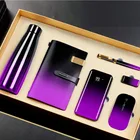 Pen Usb Gift Gift Bottle Gift Set Notebook Pen Bottle Mouse Power Bank Usb Elegant Christmas Gift Set