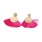 Hoop Earrings Earings Fashion Wedding Party Jewelry Hoop Earrings Custom Gold Plated Tassel Bohemian Earings