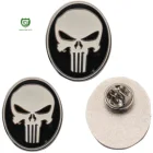 Round Silver Metal Pins Wholesale Custom Round Silver Plating Blank Metal Lapel Pins