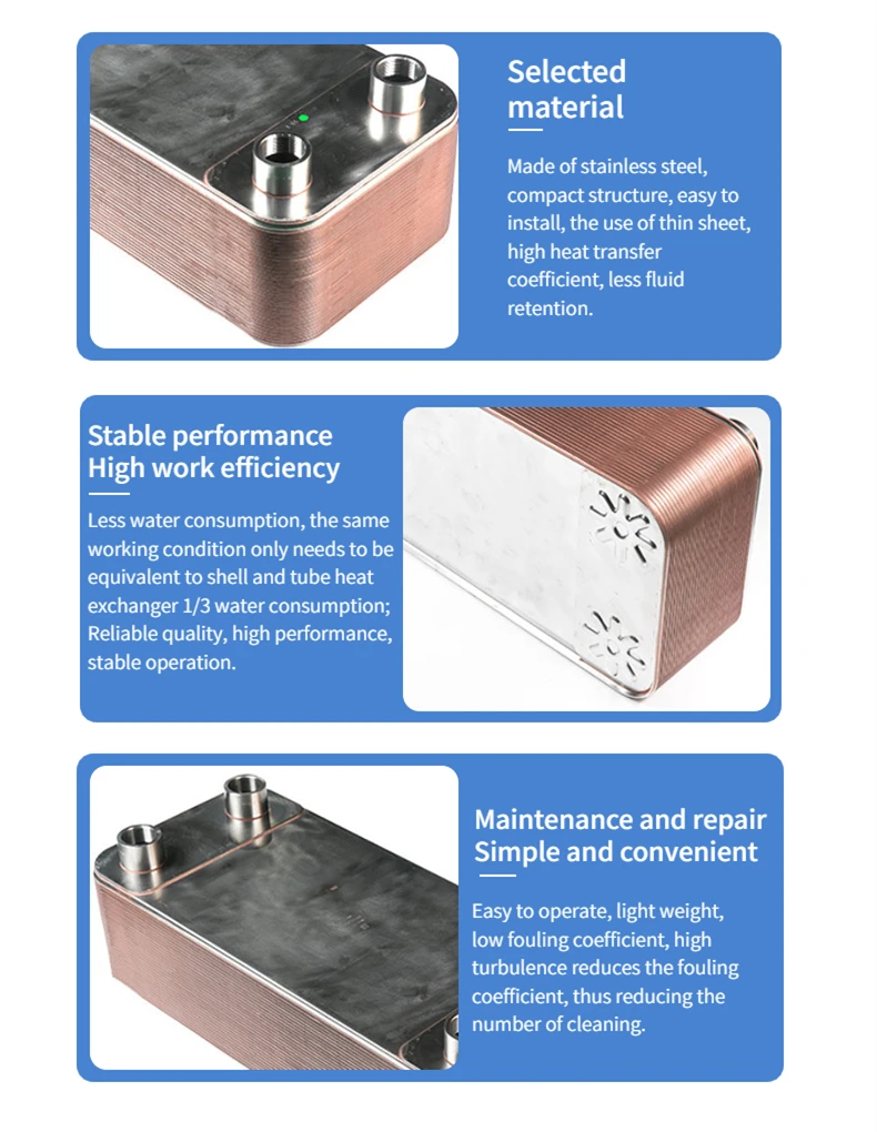 Copper Brazed Plate, BL14, CB16, BPHE - detail 6