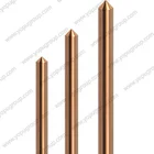 Earthing And Lightning Protection System Copper Coated Steel Copper Clad Steel Ground Rods
