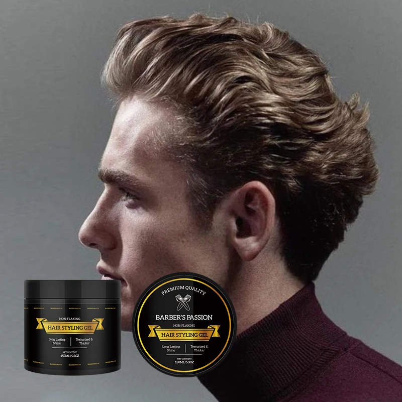 Private Label Alcohol-free Shine Finish No Flaking Medium Hold Control Hair  Styling Gel For Men Curly Wave Drying Hair - Buy Hair Gel For Men,Control  Styling Gel,Private Label Styling Gel Product on