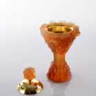 Incense Hot Sell Portable Bakhoor Oud Burner Arabian Liuli Crystal Incense Burner For Home Decor