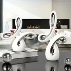 Chinese Traditional Wishful Knot High-quality Exquisite Ceramics Office Living Room Crafts Furnishings