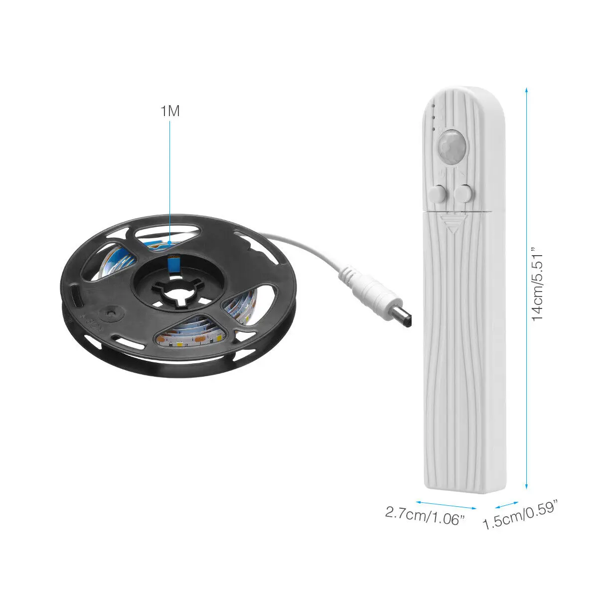 Under Cabinet Light Strip Rechargeable 1m Led Strip Light With Motion  Sensor Warm White Led Light For Cabinet Kitchen - Buy Under Cabinet Light  Strip,Led Strip Lights,Led Strip Light With Sensor Product