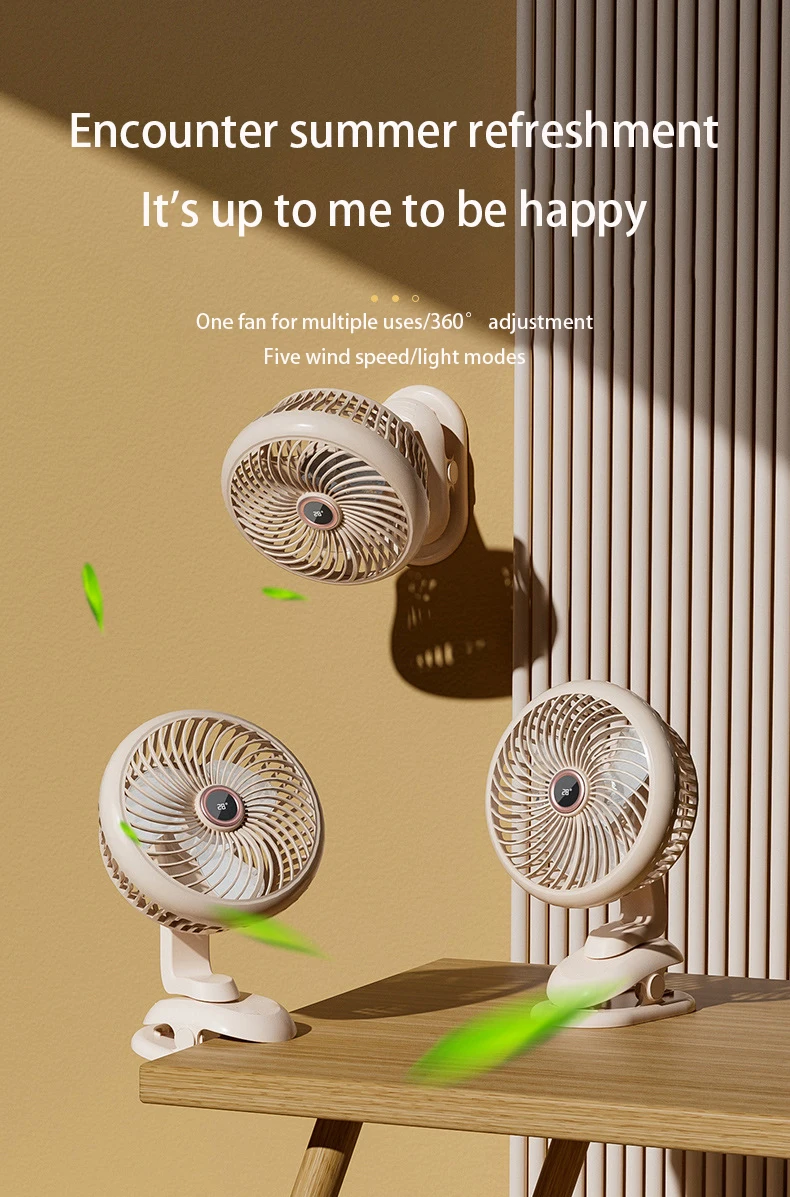 Control Portable Mini Fan, 2400mah, 5V, 5W - detail 2