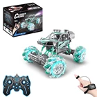 Toy 1:14 4x4 Diecast Toy Vehicles Remote Control Toy 360 Rotating Rc Drift Stunt Car With Light And Somke