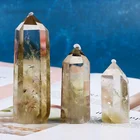 Topaz Wholesale High Quality Natural Tea Topaz Column Reiki Crystal Gifts And Decorations
