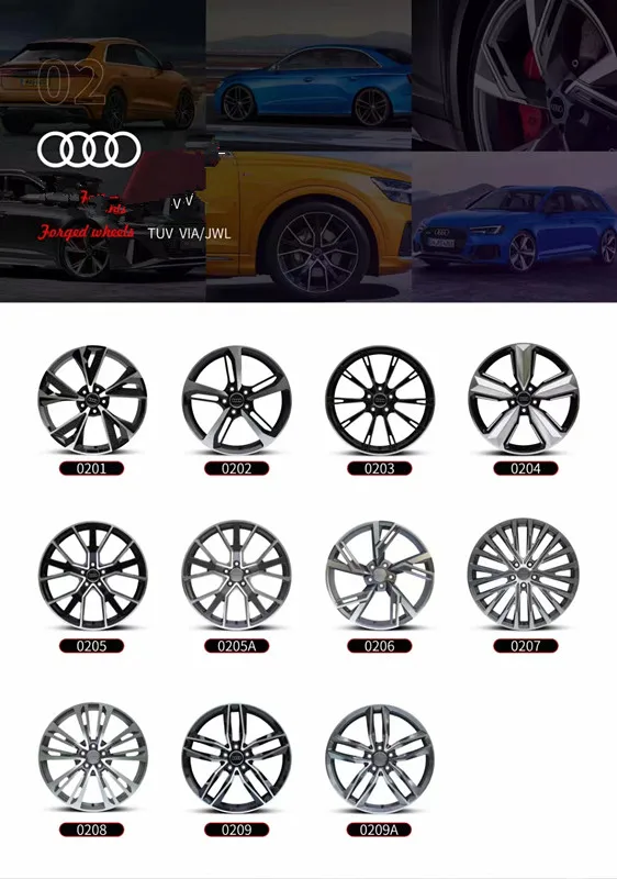 Oem 21 22 Inch Forged Monoblock Car Wheels For Audi A6 A6l Rs7 Forged ...