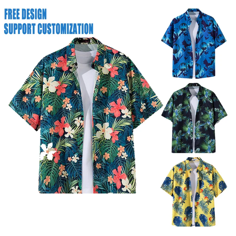 Wholesale Design Men S Summer Shirt Hawaii Beach Shirt Surfing Short