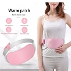 Pad Heating Waist Belt Abdominal Womb Pad Menstrual Lower Back Waist Cramps Pain Relief Electric Heat Belt
